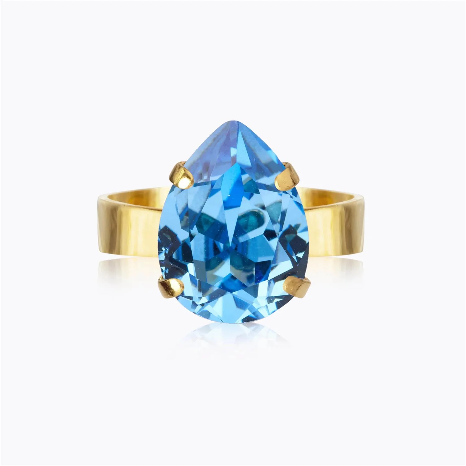 Mini drop ring Recreated Iceblue