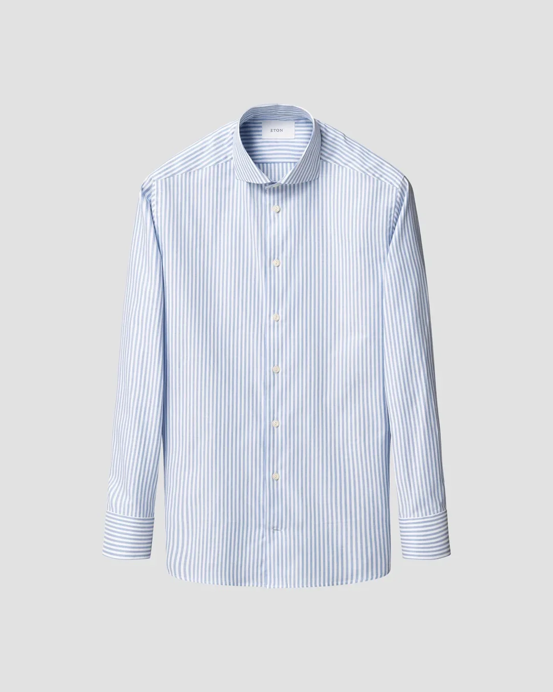 Striped signature Oxford Shirt, Slim  Lyseblå - Image 2