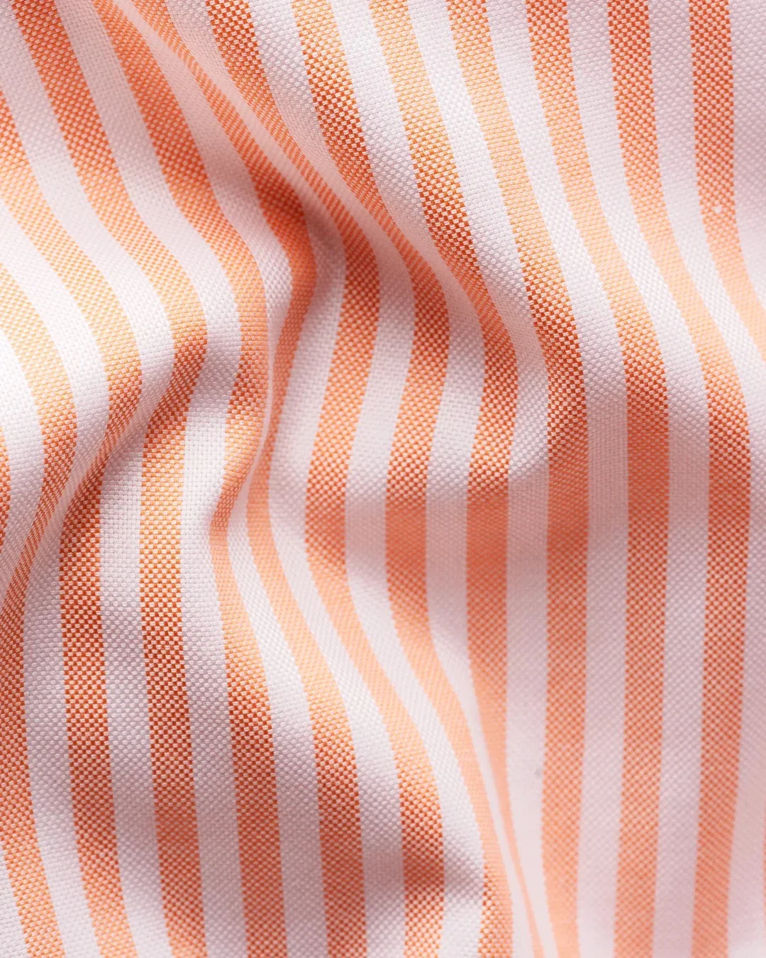 Striped signature Oxford Shirt, Slim  Orange - Image 3
