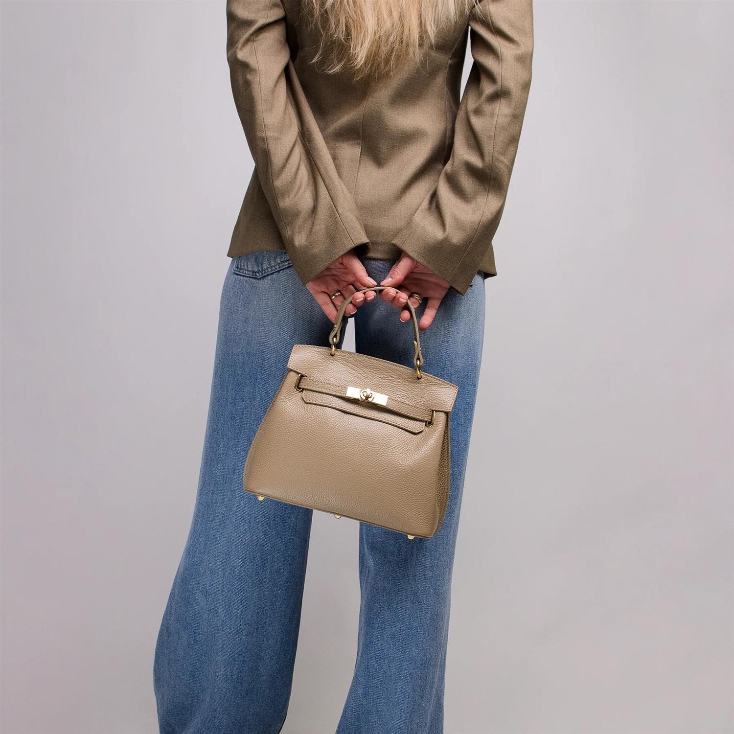 RIVOLI LEATHER  Light Taupe - Image 4