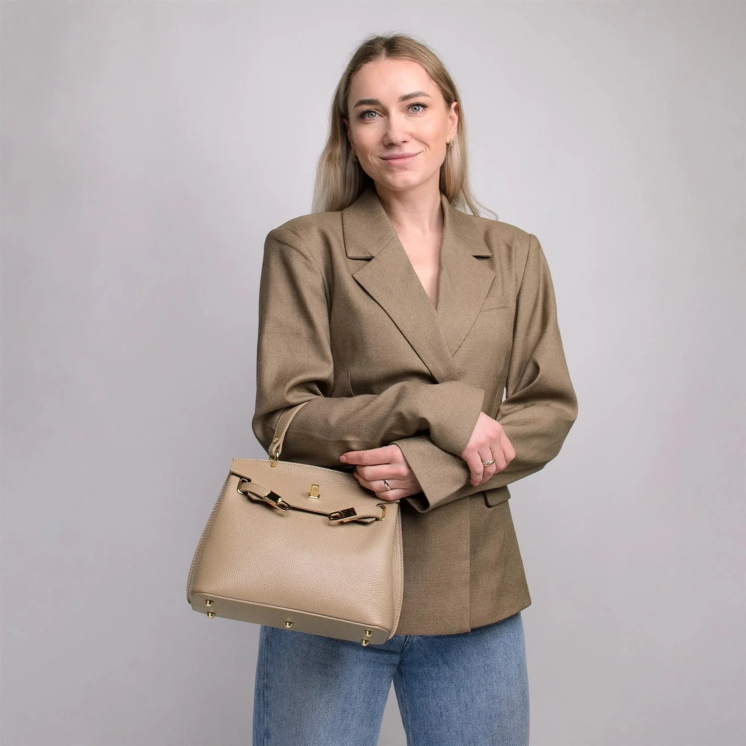 RIVOLI LEATHER  Light Taupe - Image 5