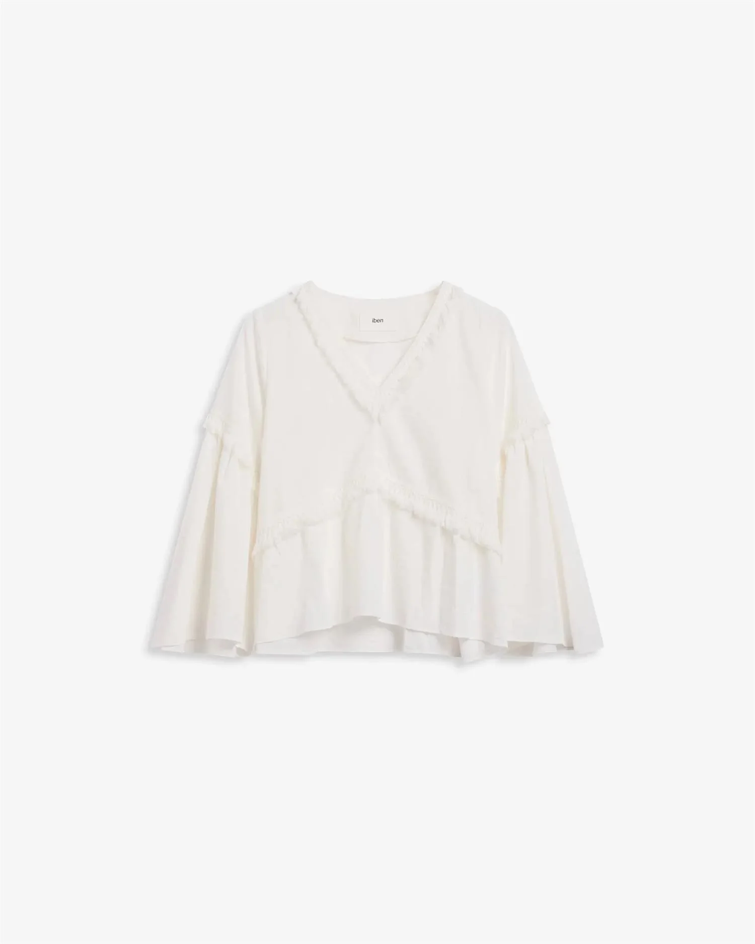 IBEN EDEN BLOUSE  Linen White - Image 2