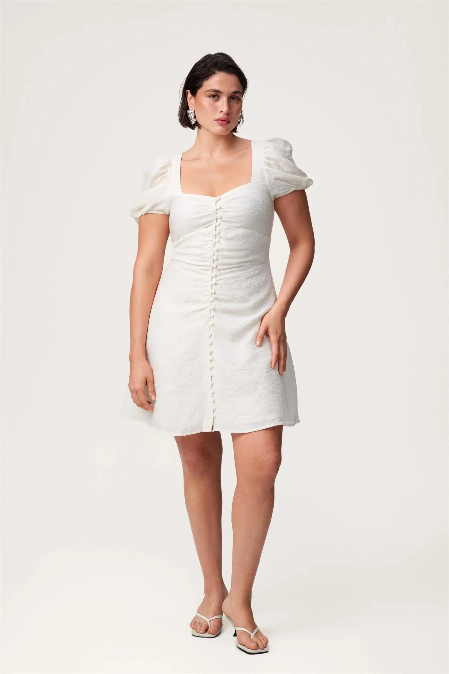 SORRENTO MINI DRESS  Off White - Image 4