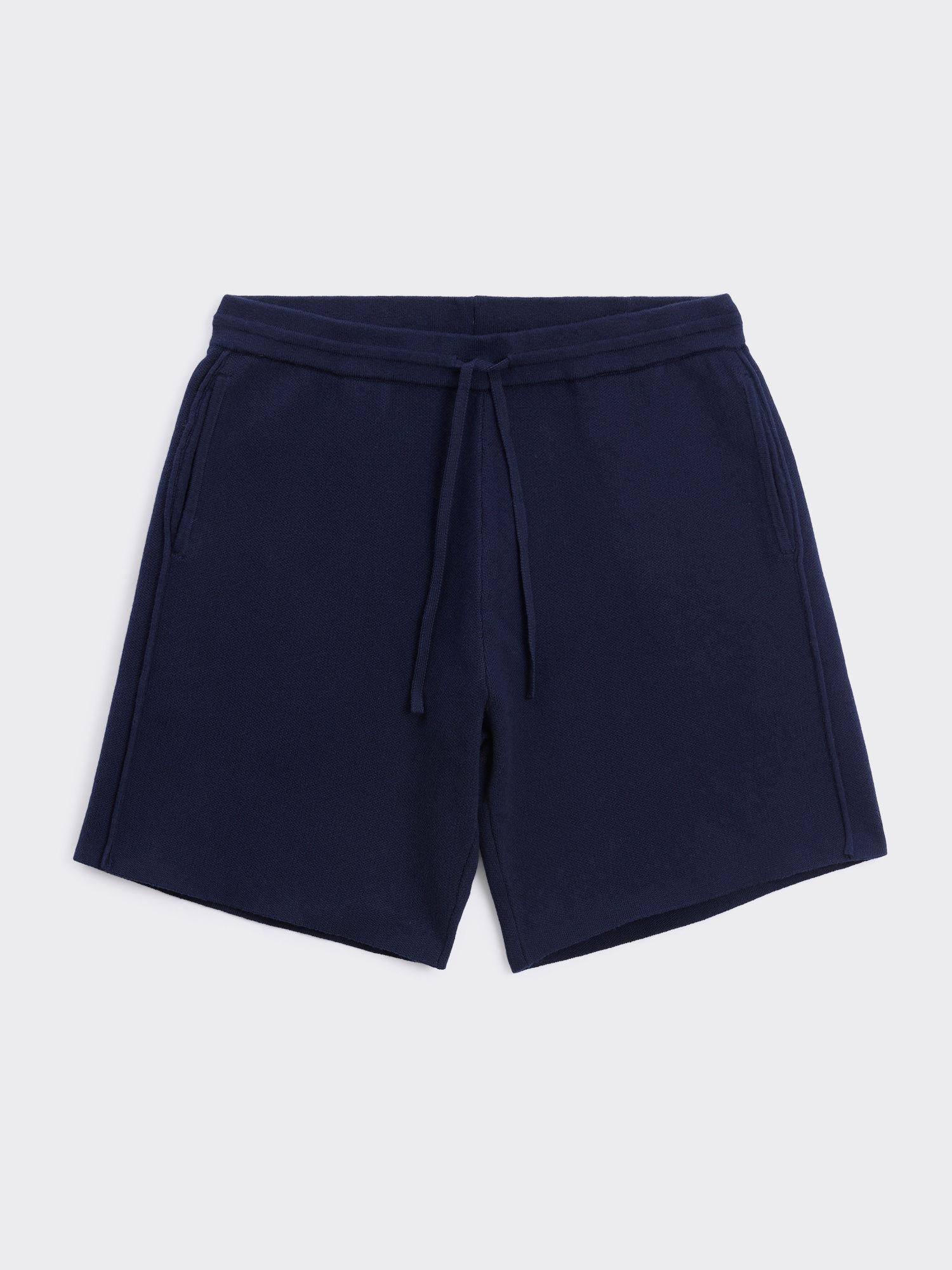 Summer Knit Shorts  Navy