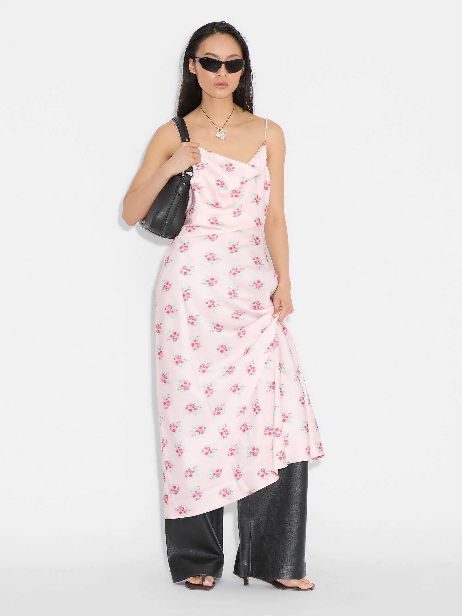 Eila Print Dress Lt. Pink Mix - Image 3