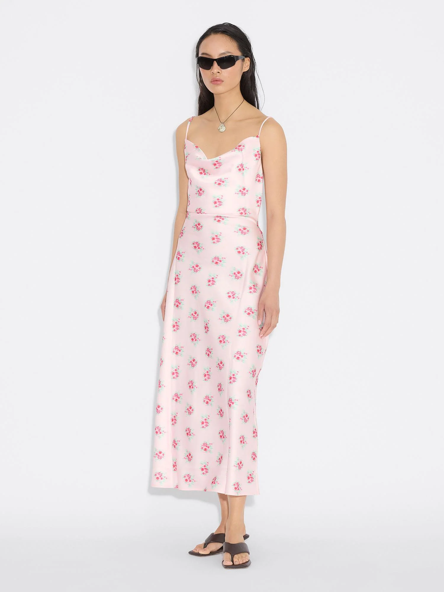 Eila Print Dress Lt. Pink Mix - Image 5