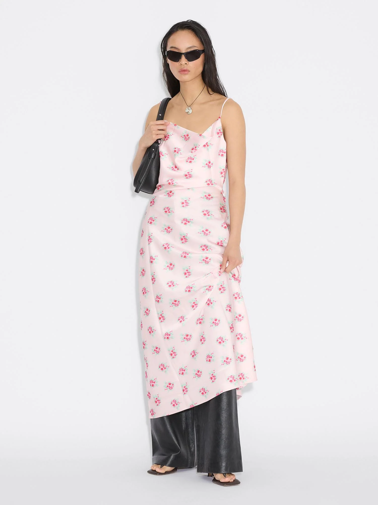 Eila Print Dress Lt. Pink Mix - Image 6