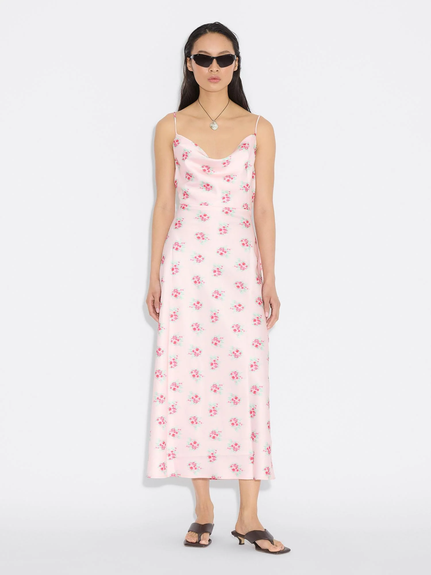 Eila Print Dress Lt. Pink Mix - Image 7