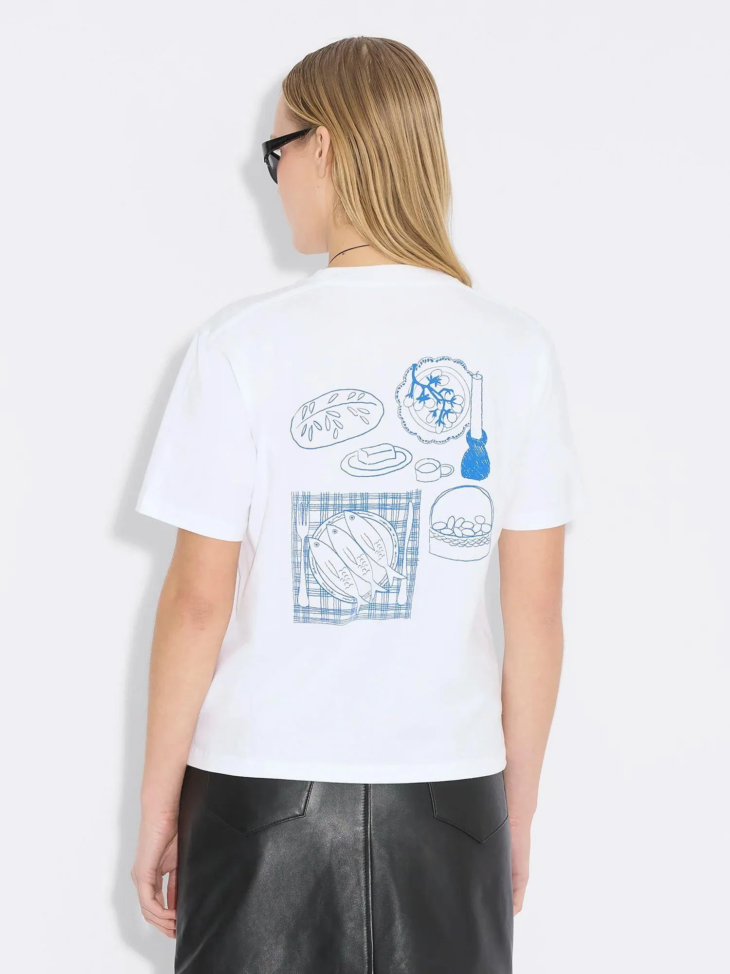 Sketch Tee  White - Image 5