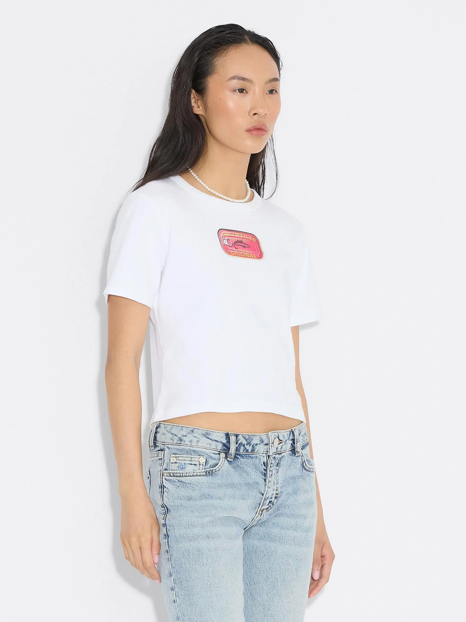 Mackerel Tee  White - Image 4