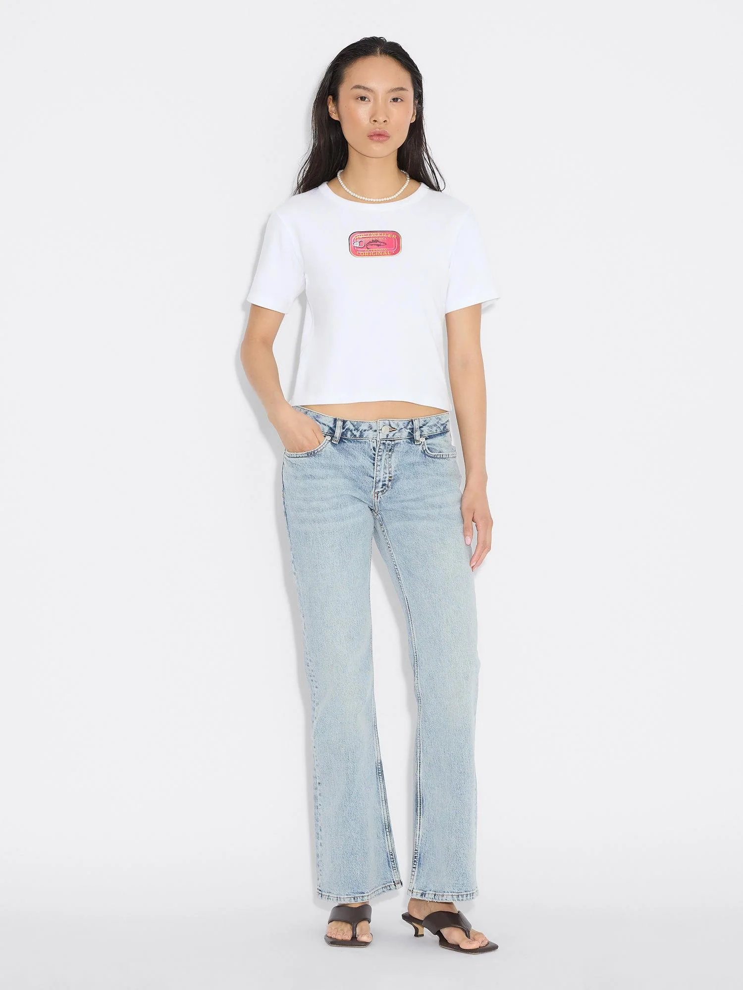 Mackerel Tee  White - Image 5