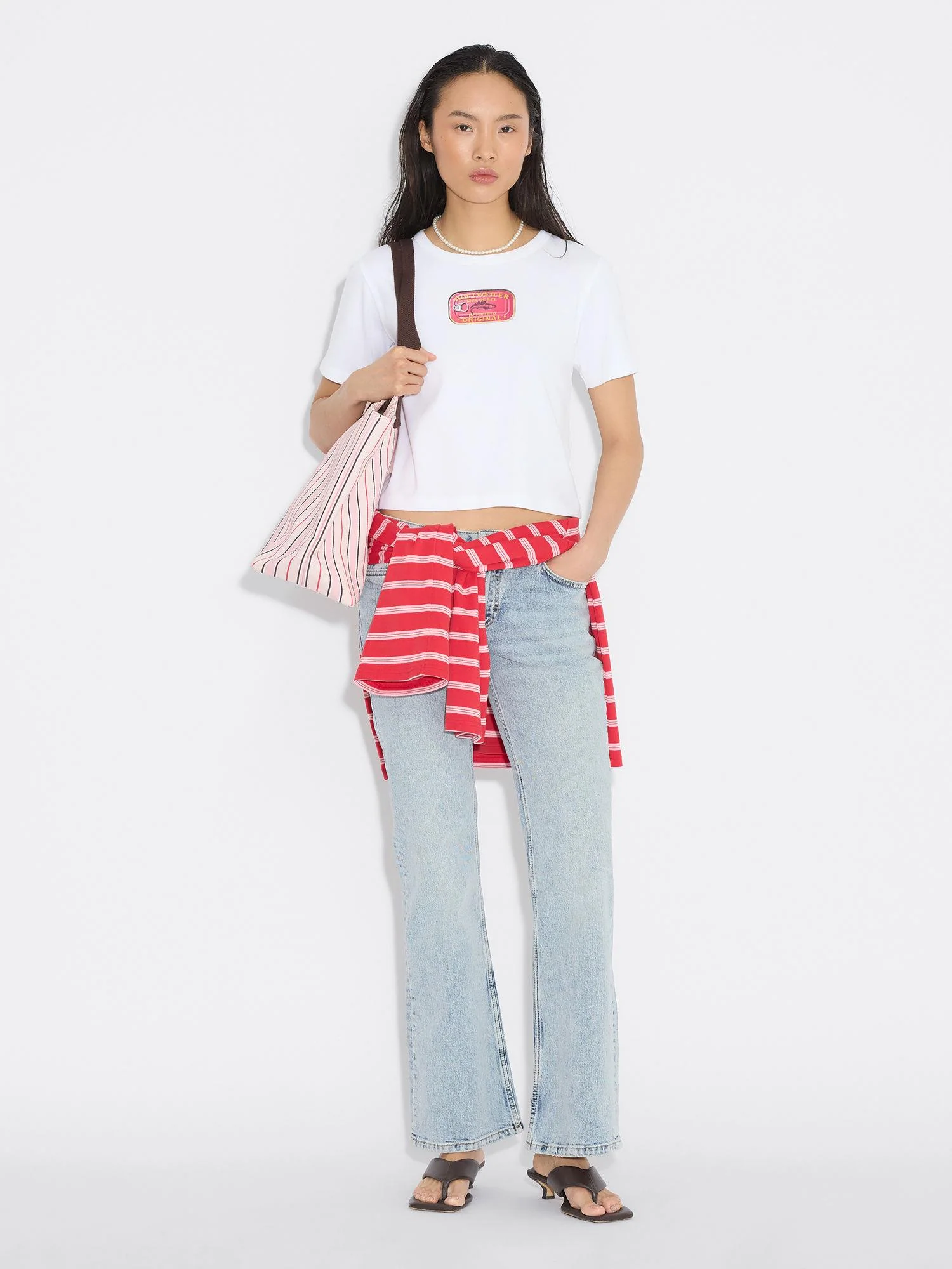 Mackerel Tee  White - Image 7