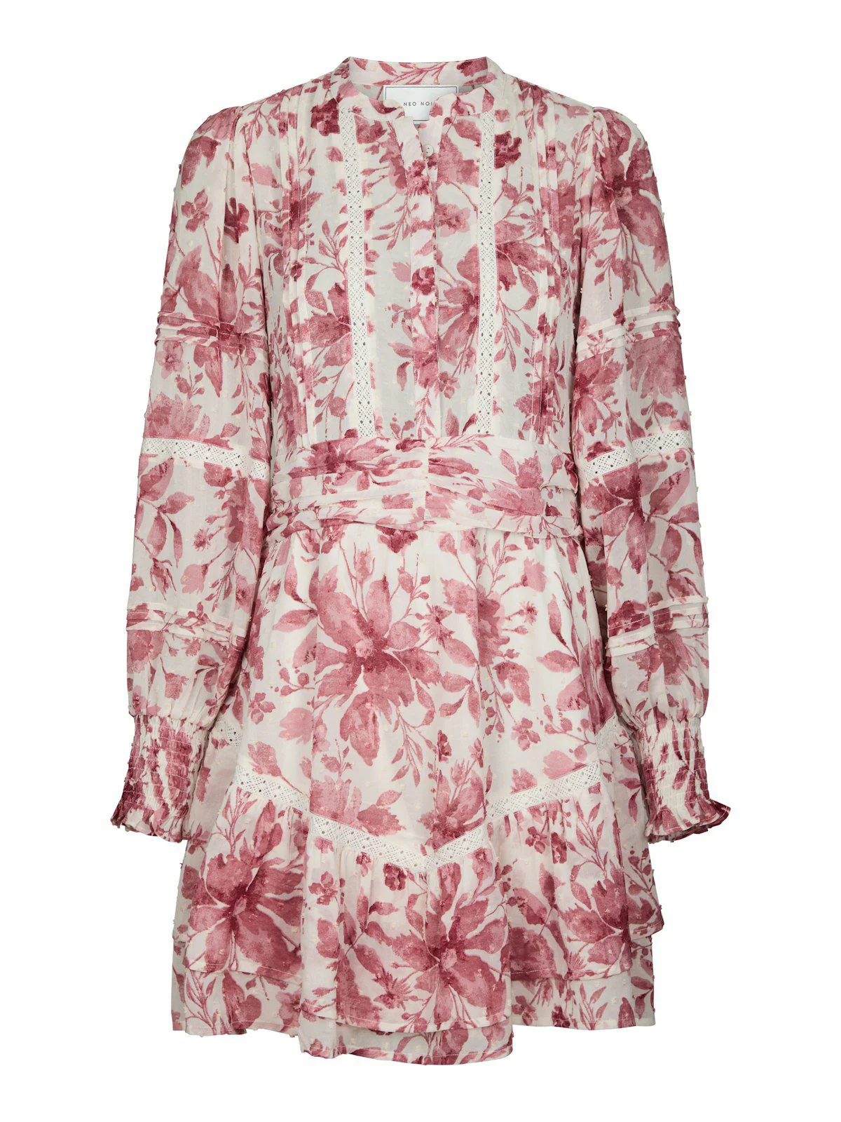 Roberta Flower Print Dress Evening Rose