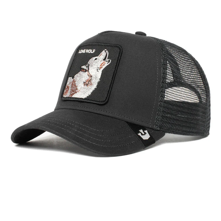THE LONE WOLF Trucker  Black - Image 2