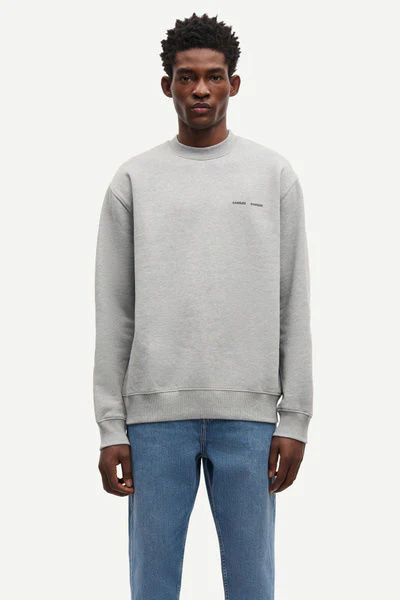 Norsbro Crew Neck 11727  Grey Mel. - Image 3