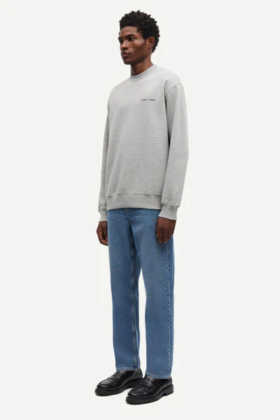 Norsbro Crew Neck 11727  Grey Mel. - Image 4