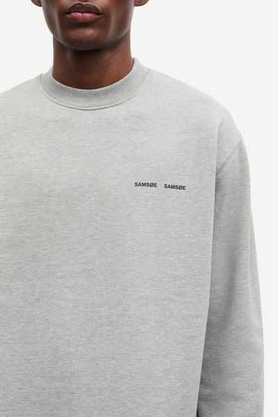 Norsbro Crew Neck 11727  Grey Mel. - Image 5