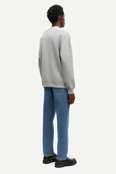 Norsbro Crew Neck 11727  Grey Mel. - Image 6