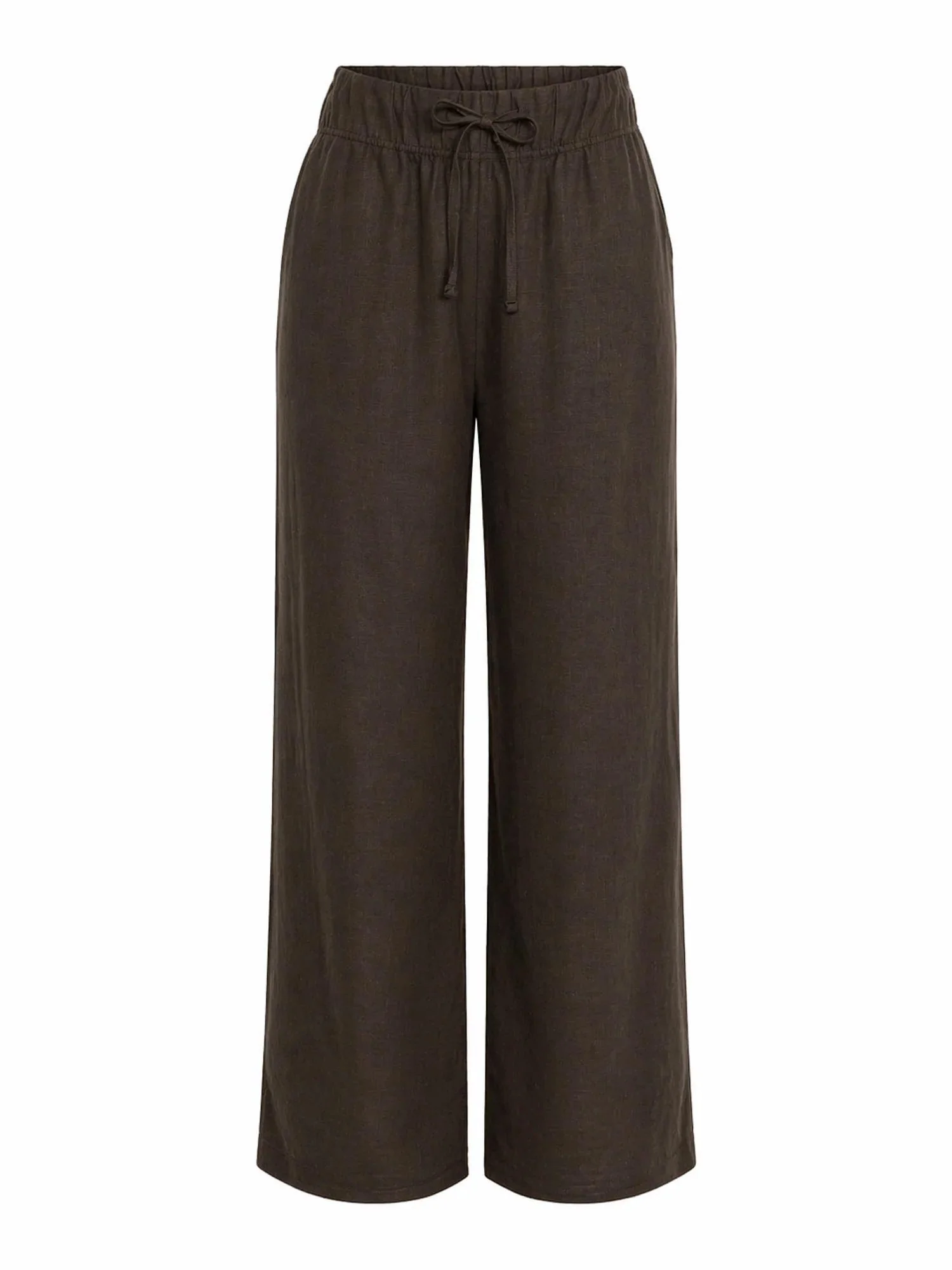 Immi Linen Pants  Dark Brown