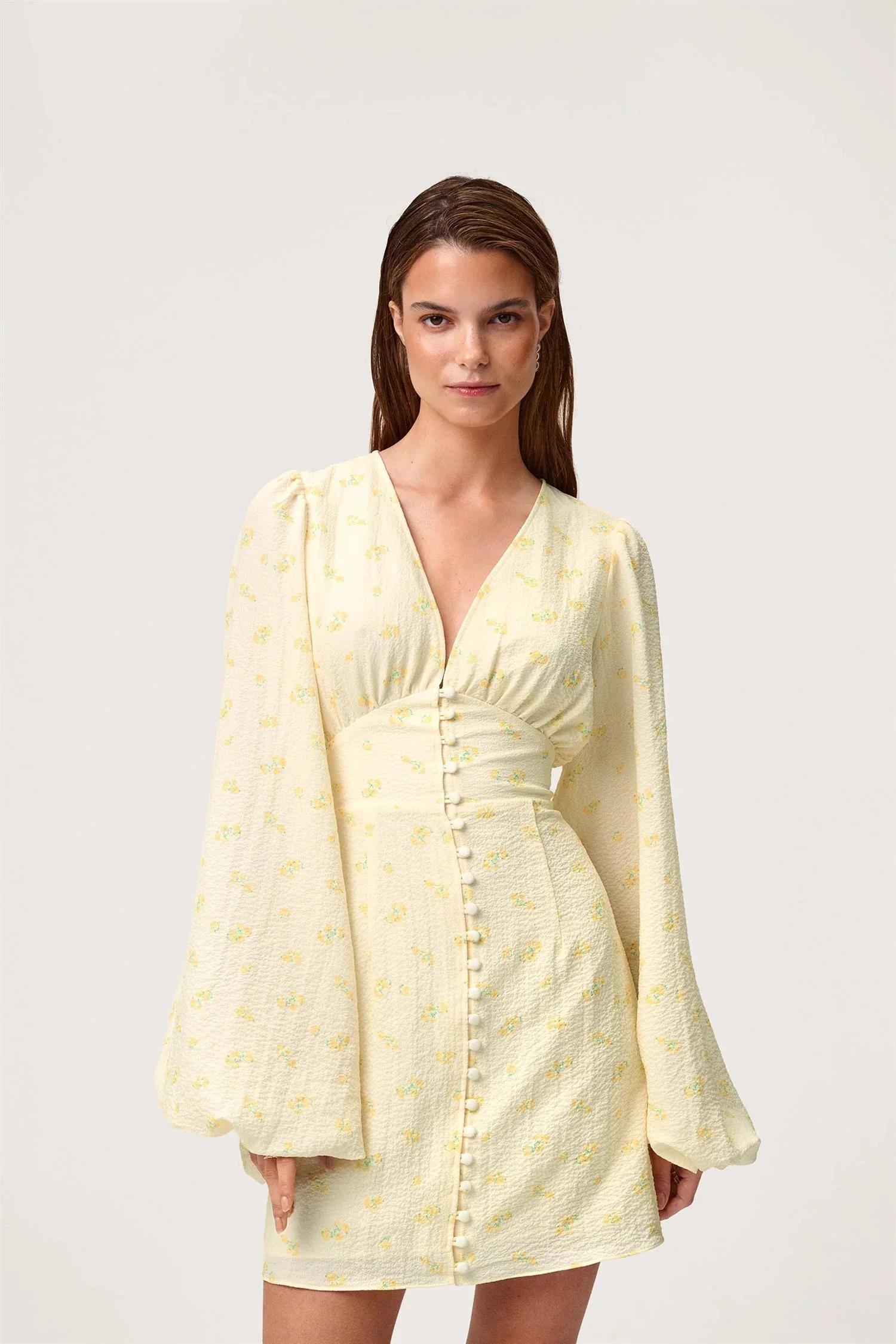 FLORENCE DRESS  Pastel Yellow - Image 4