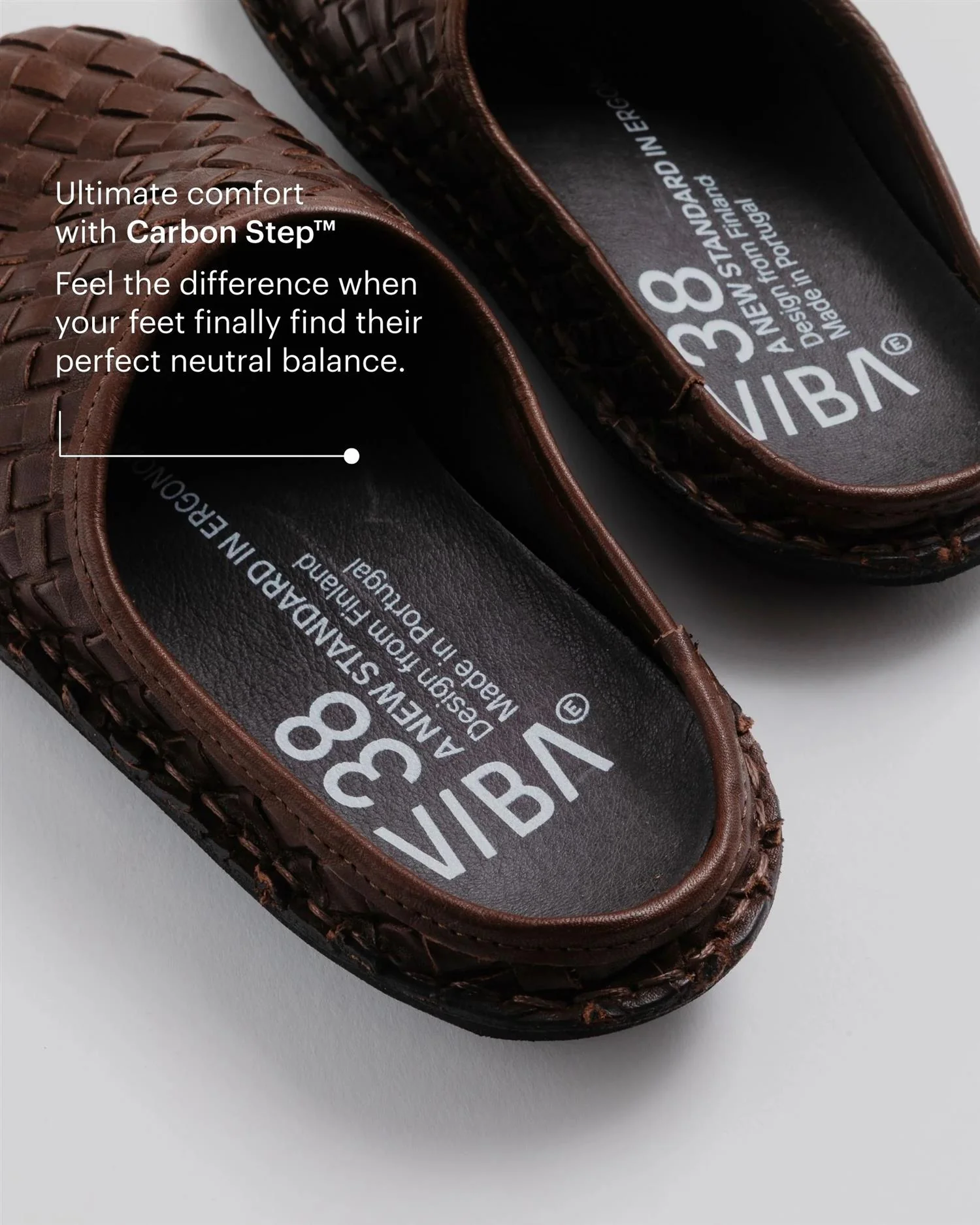 Viba Roma Woven Leather Cocoa Brown - Image 3