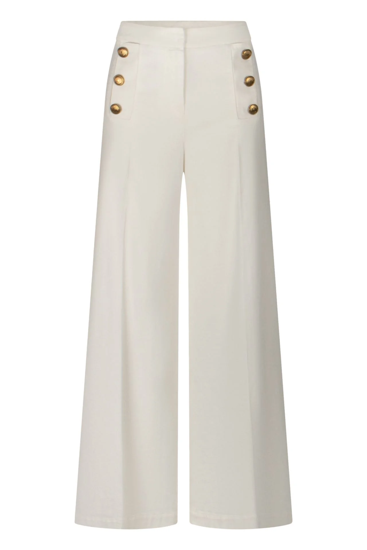 Brigdet Coloured Soft Denim  White