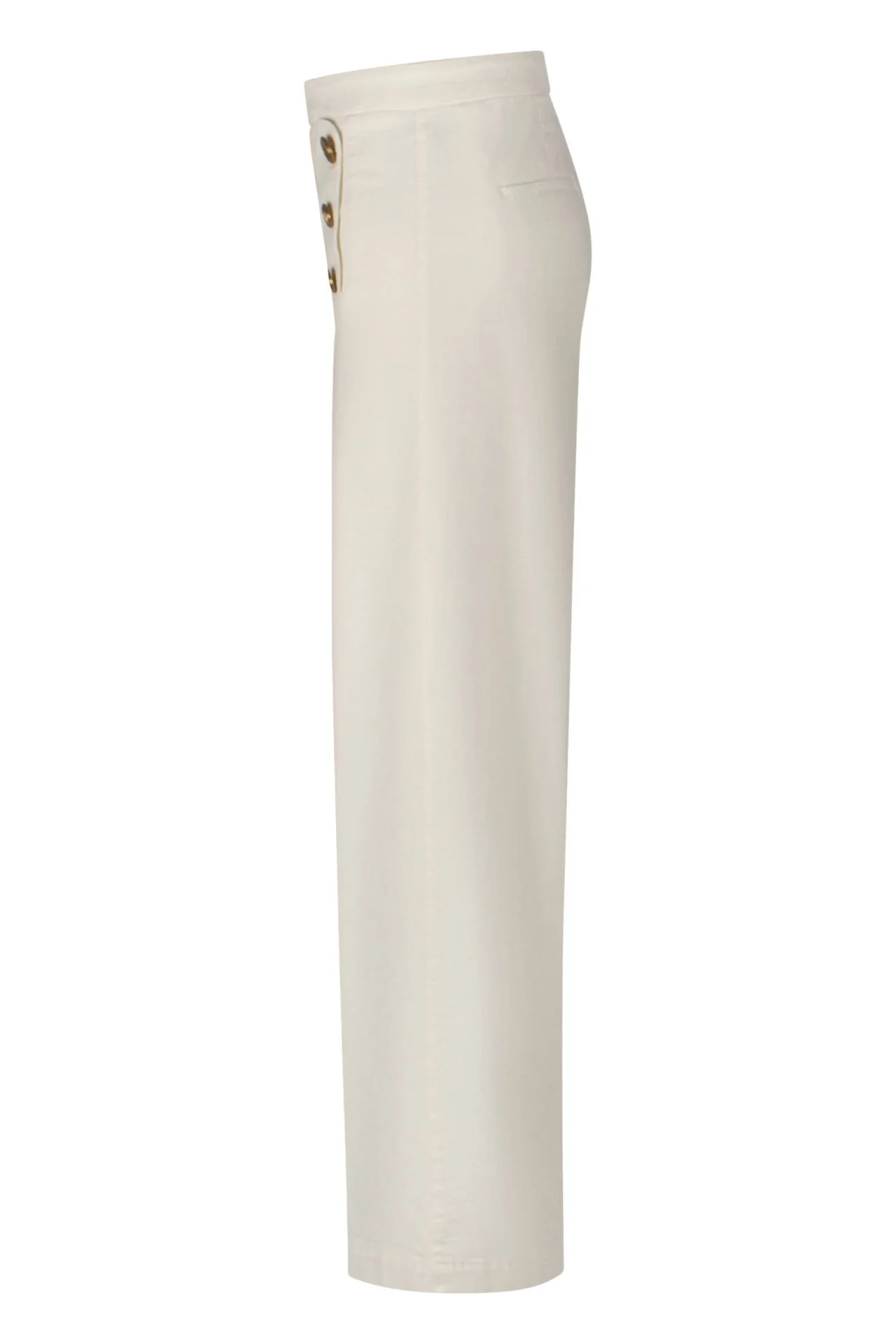 Brigdet Coloured Soft Denim  White - Image 3