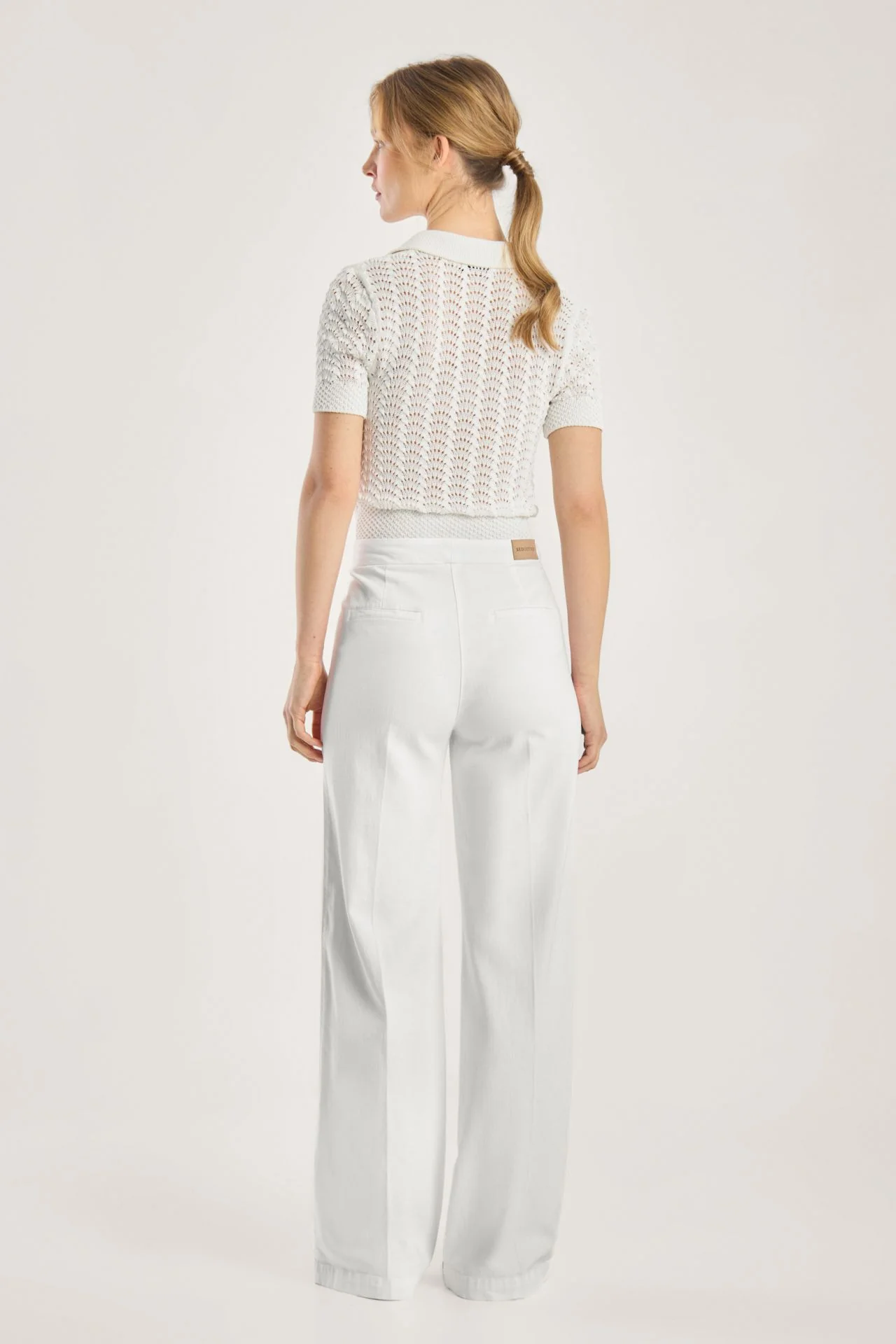 Brigdet Coloured Soft Denim  White - Image 6