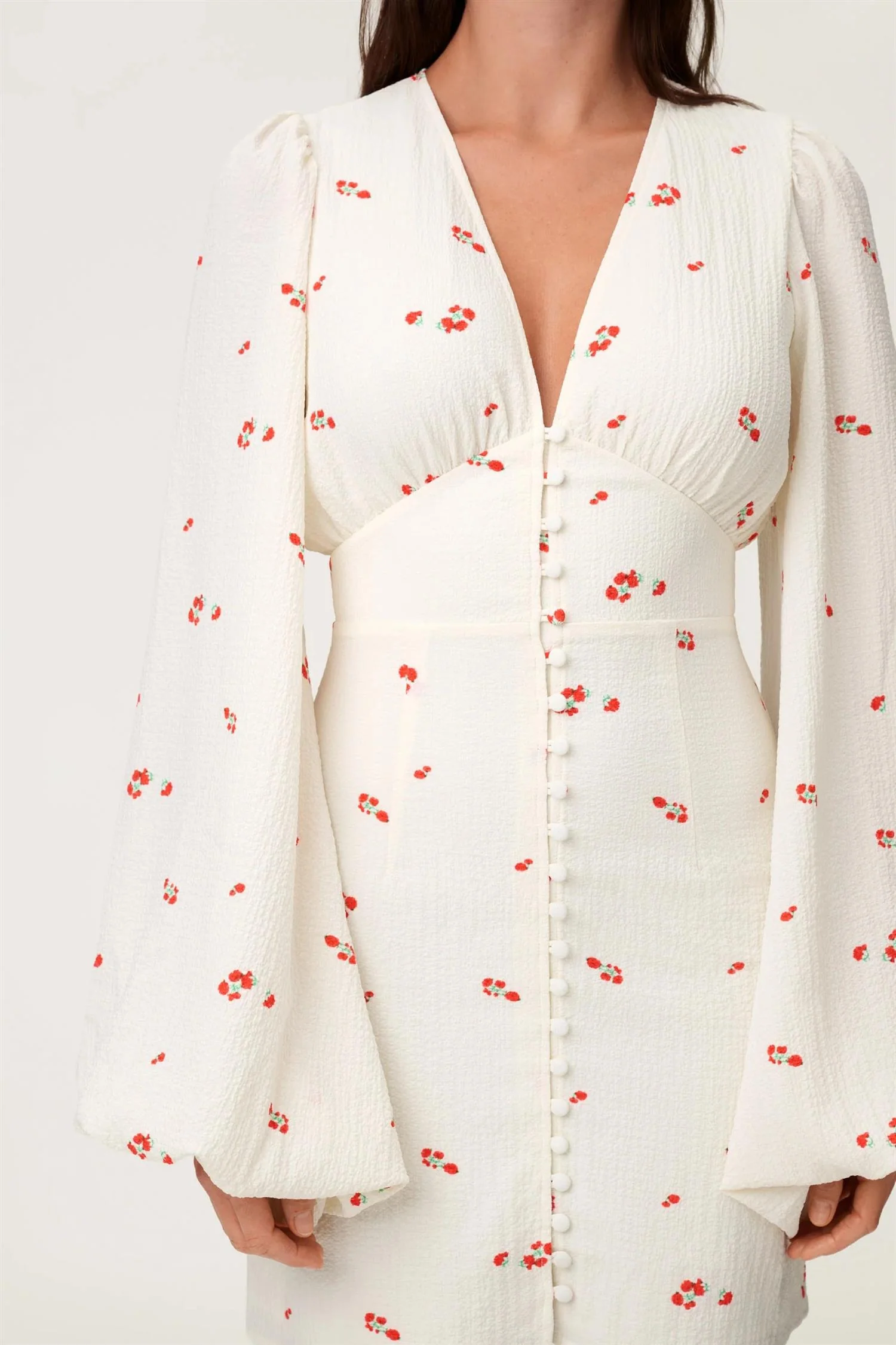 Florence Dress  White Rose - Image 3
