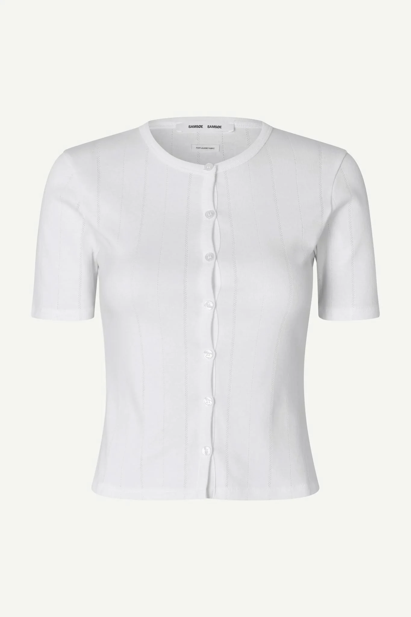 Sajuni Ss Cardigan White