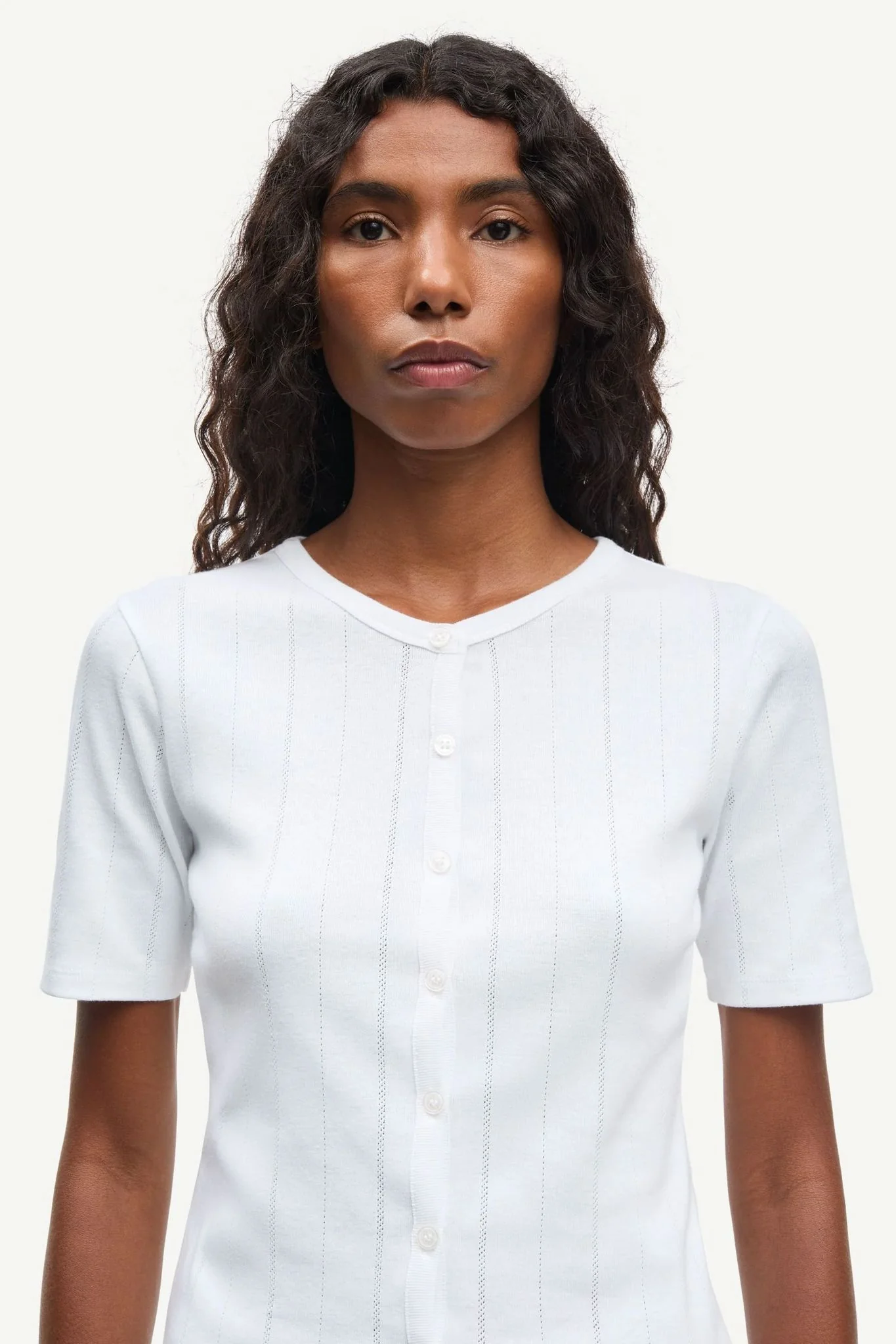 Sajuni Ss Cardigan White - Image 3