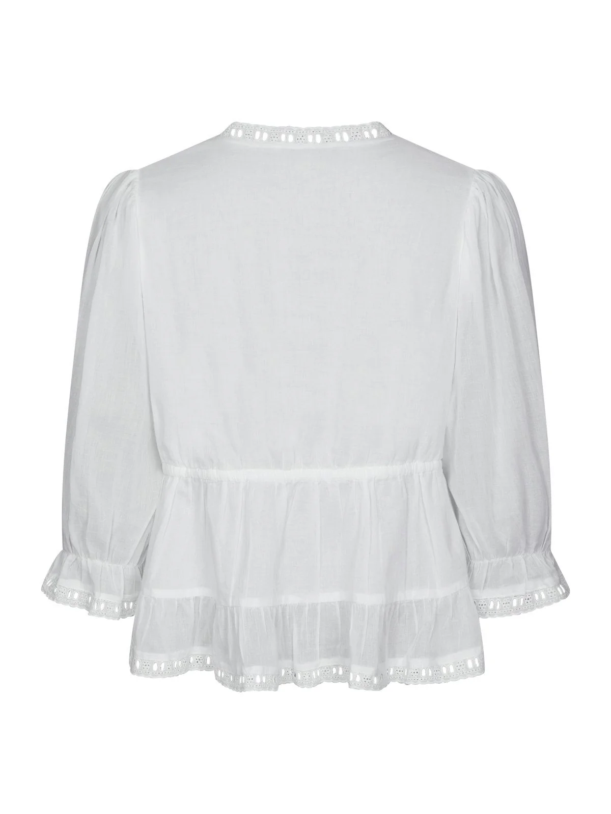 Adelia S Voile Blouse  White - Image 6
