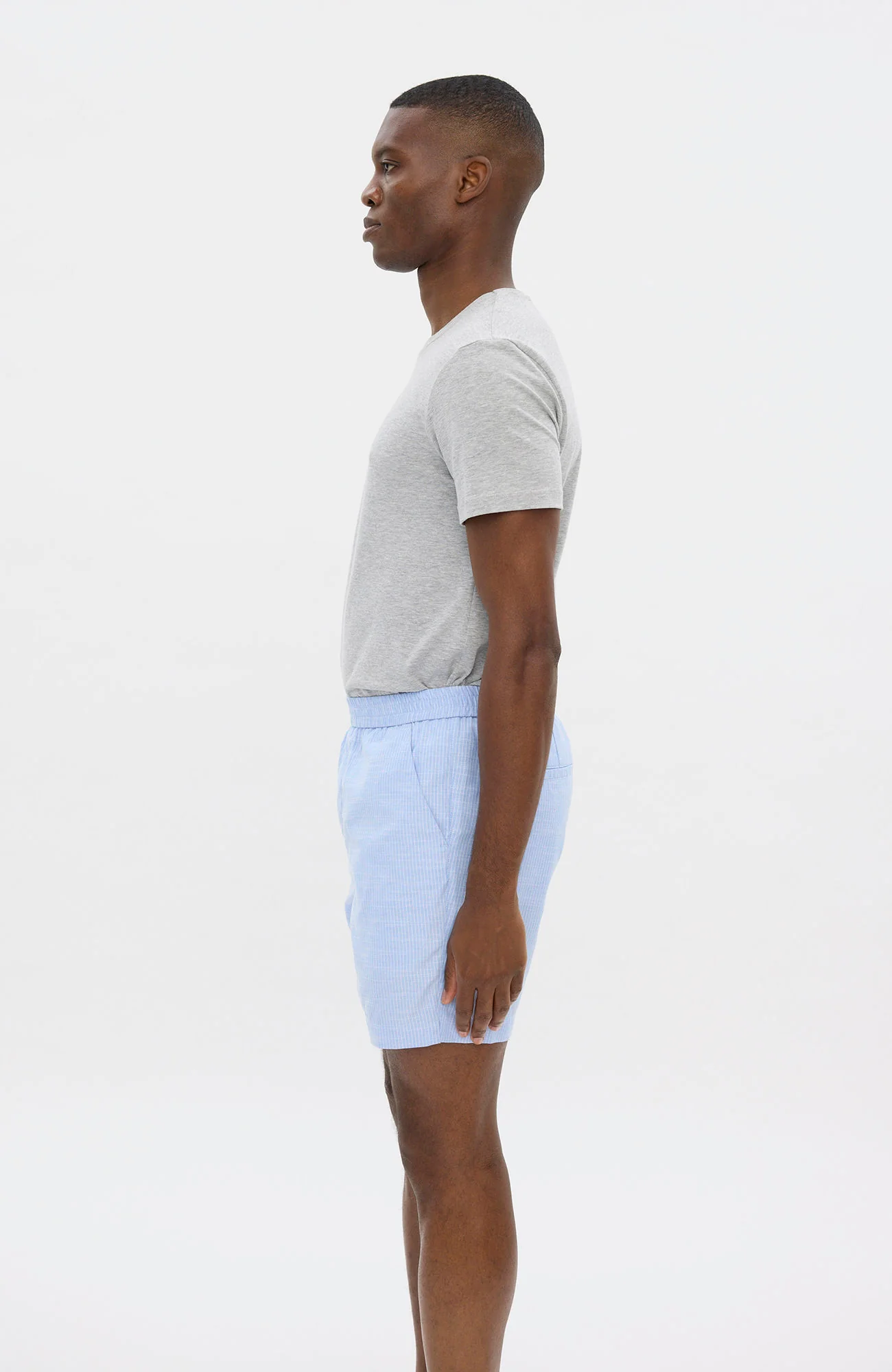 Turipl Shorts 035  Sky Blue Stripe - Image 2