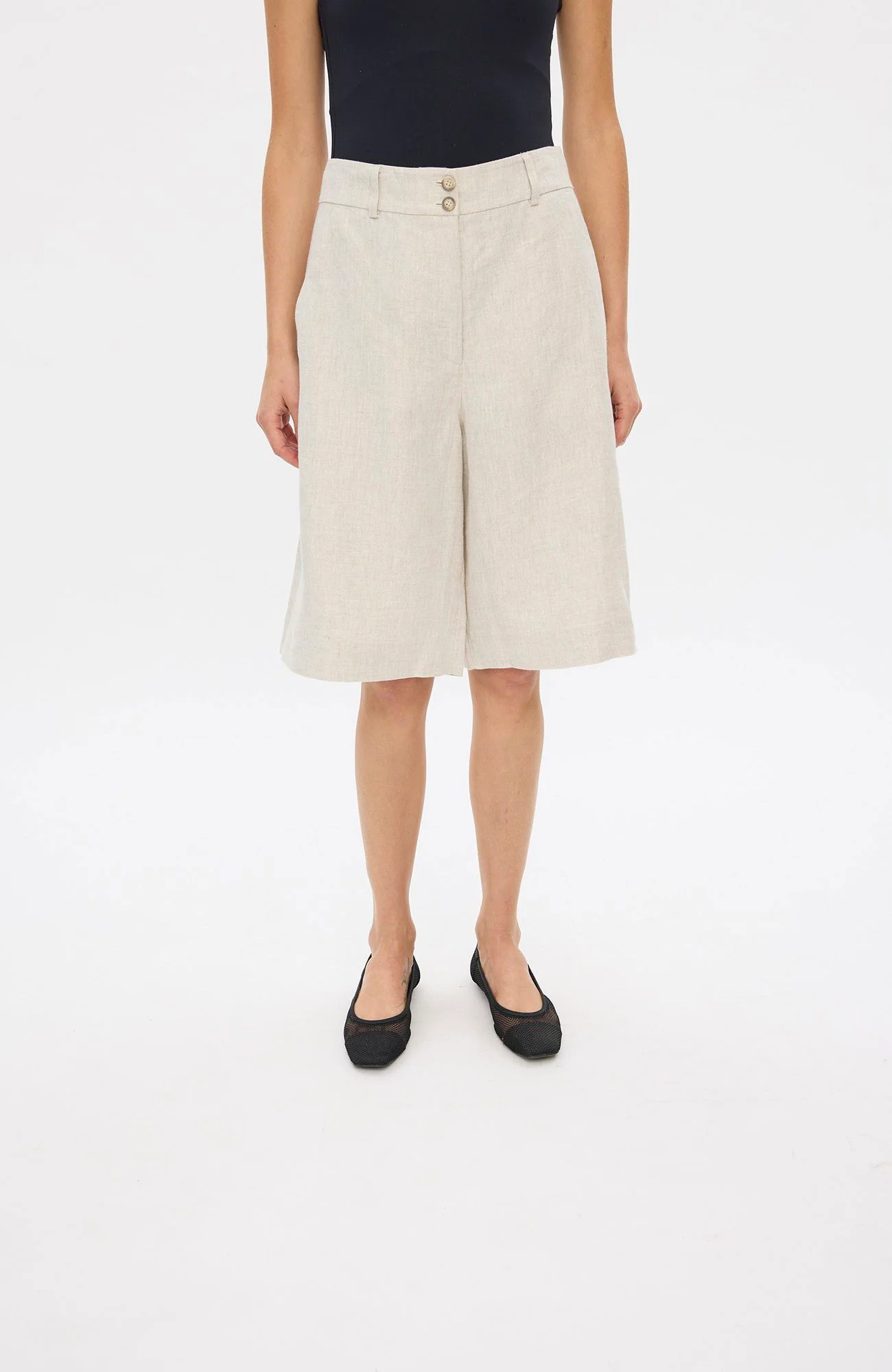 Laurafv Long Shorts 888  Crystal Linen - Image 8