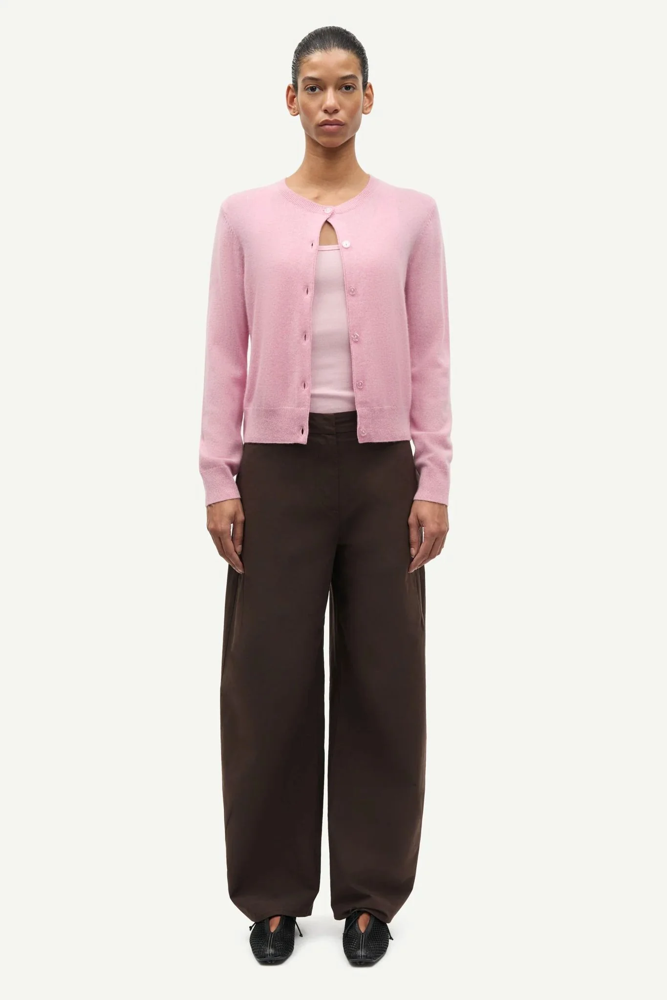 Saboston Cardigan  Bleached Mauve - Image 3