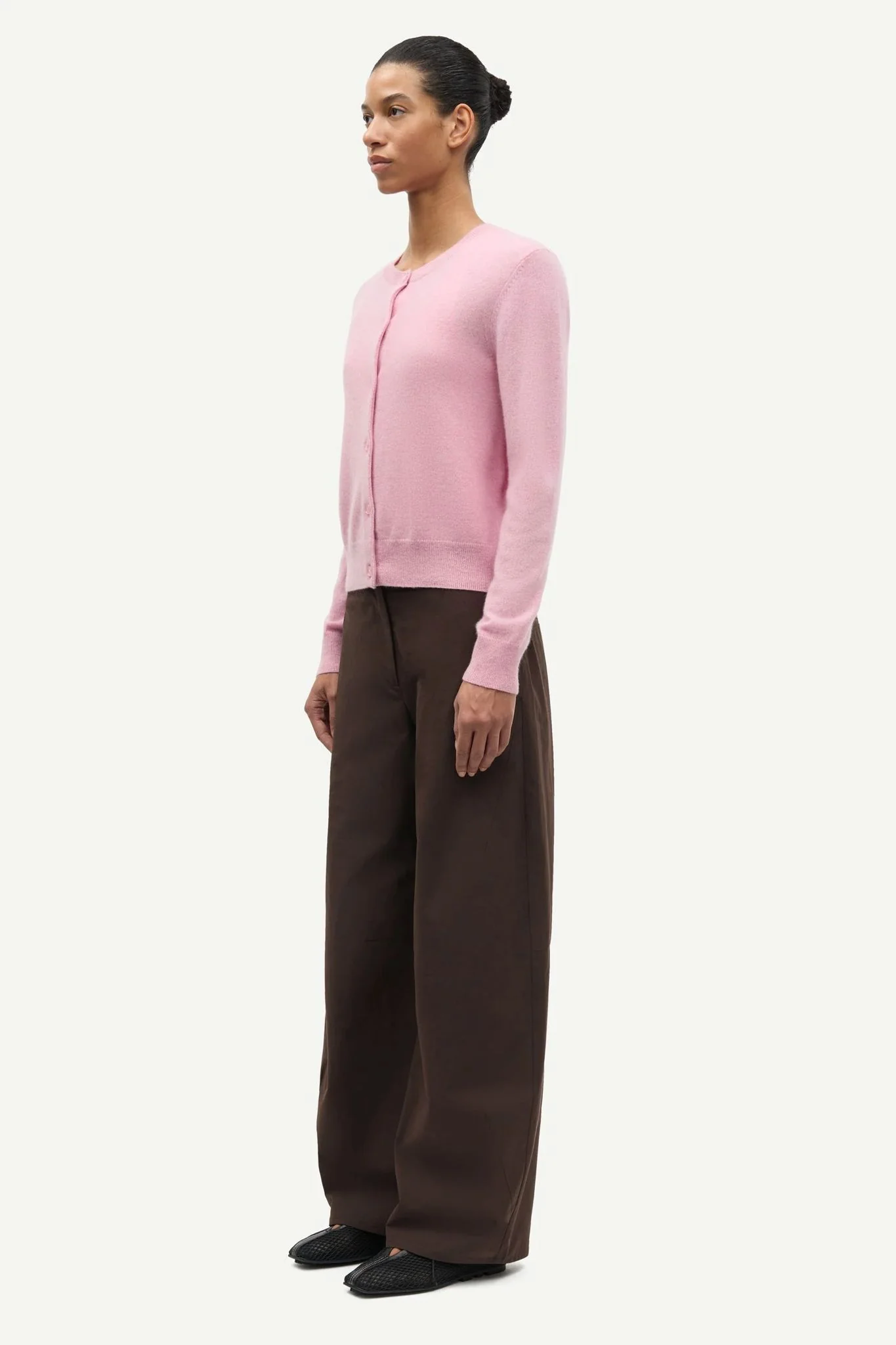 Saboston Cardigan  Bleached Mauve - Image 4