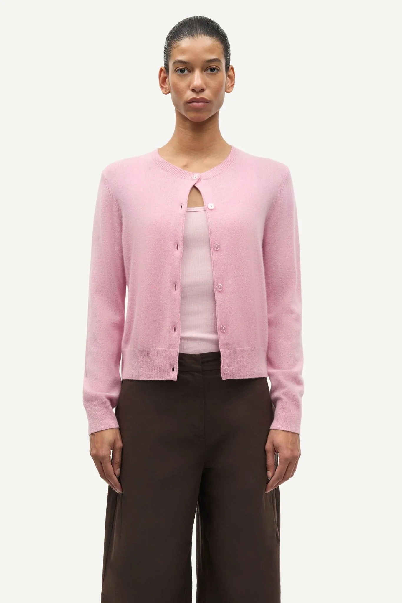 Saboston Cardigan  Bleached Mauve - Image 7