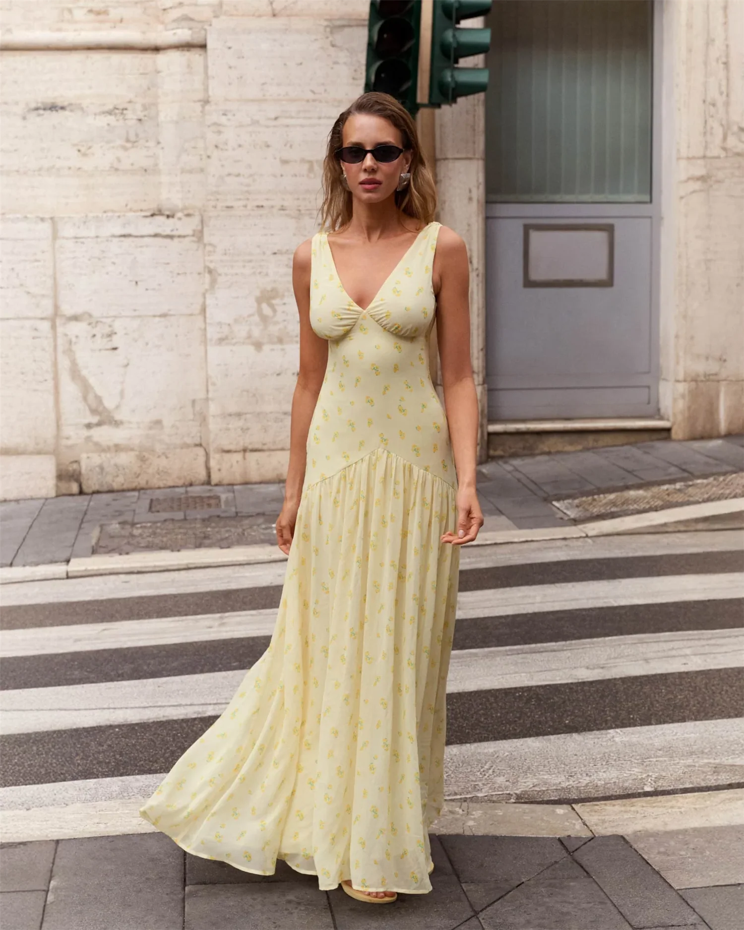 TOULOUSE DRESS  Pastel Yellow - Image 4