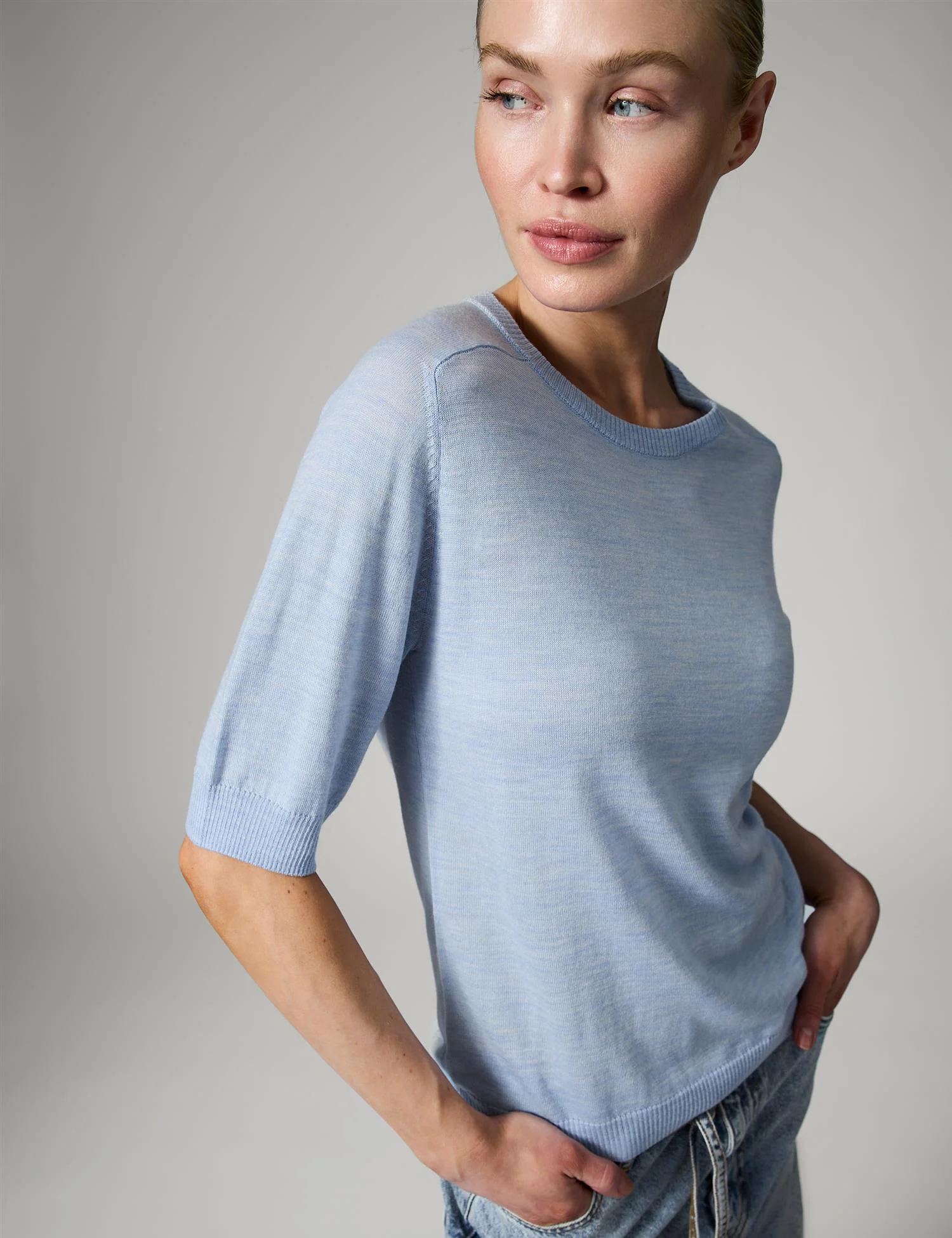 CAROLINA - DAILY ELEMENTS  Light Blue Melange - Image 2