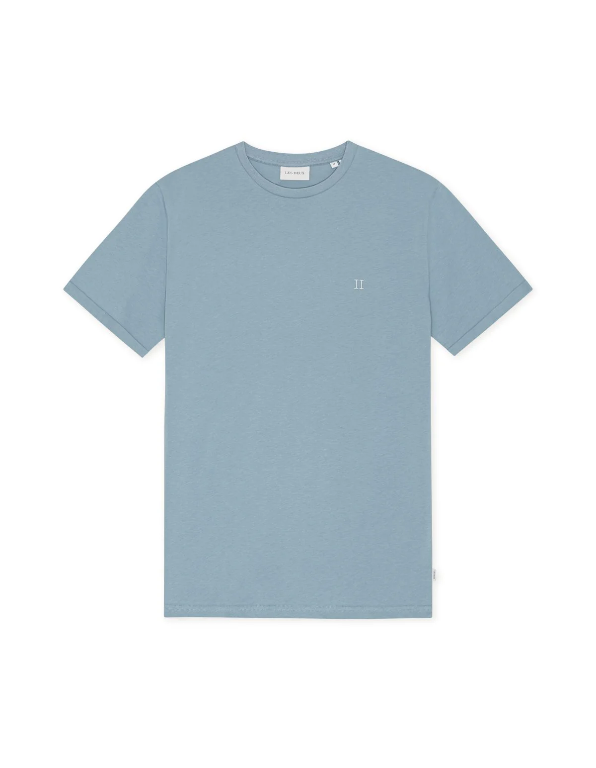 Core Contrast T-Shirt  Faded Denim Blue