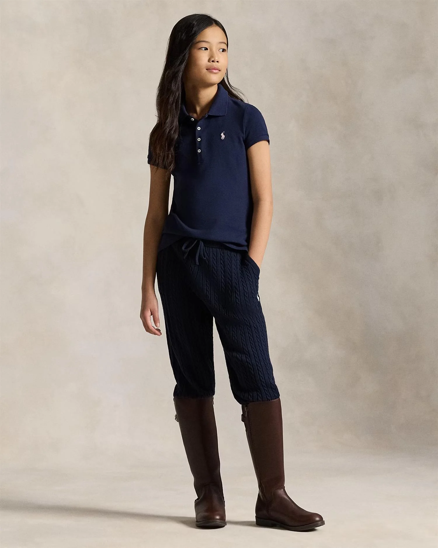 SS POLO SHIR-TOPS-KNIT  Rfnd Navy - Image 3