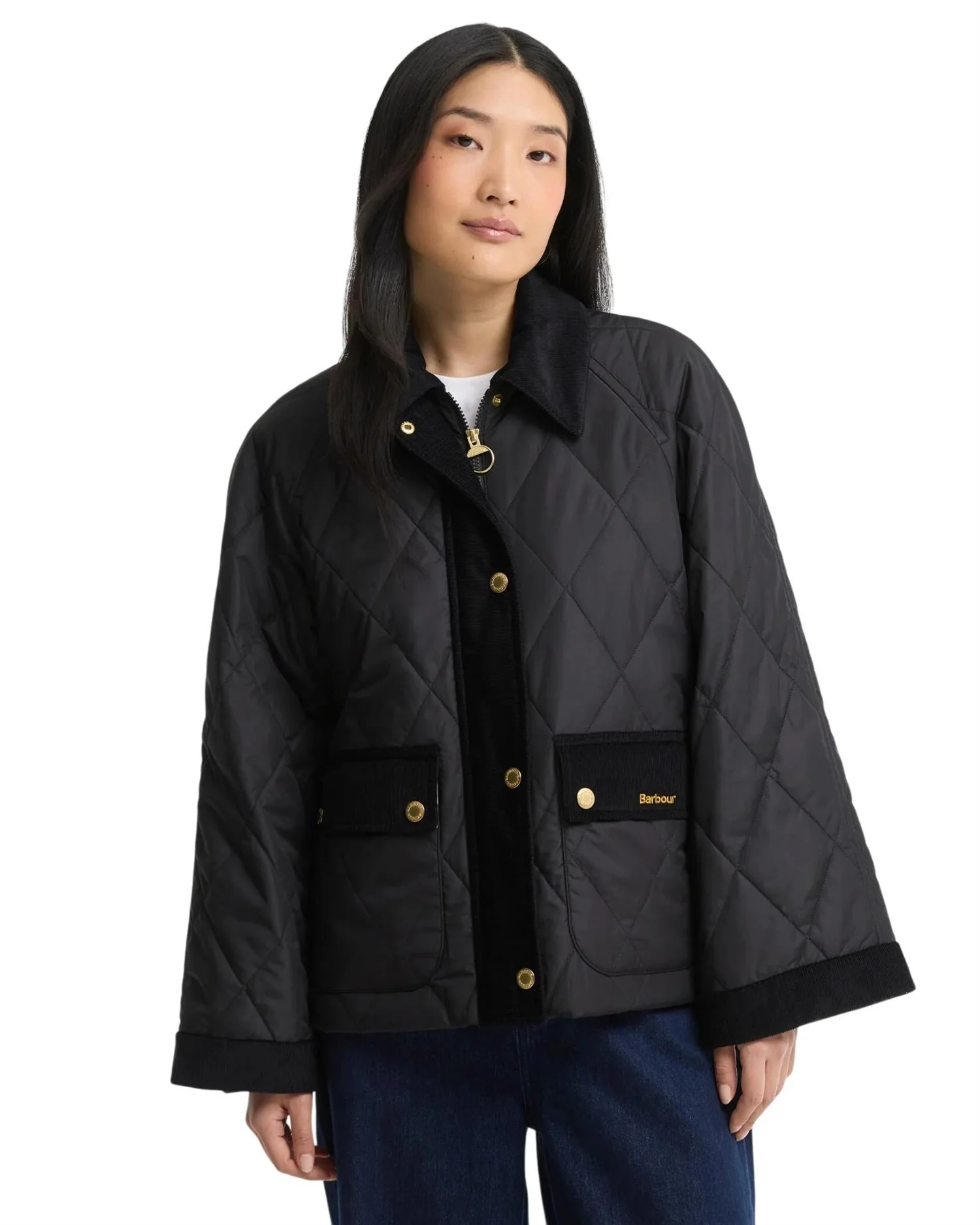 Barbour Kilnwick Quilt Black/Ancient - Image 3