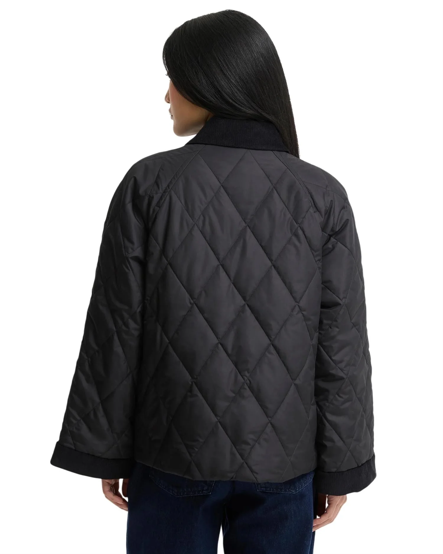 Barbour Kilnwick Quilt Black/Ancient - Image 5
