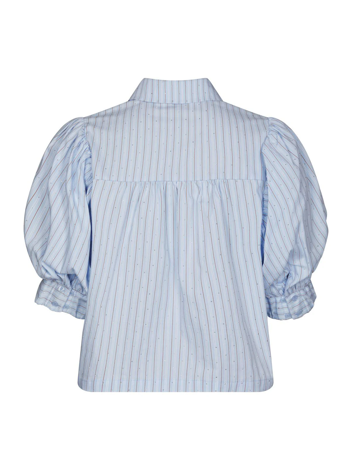 Etta Stripe Stone Shirt  Light Blue - Image 6