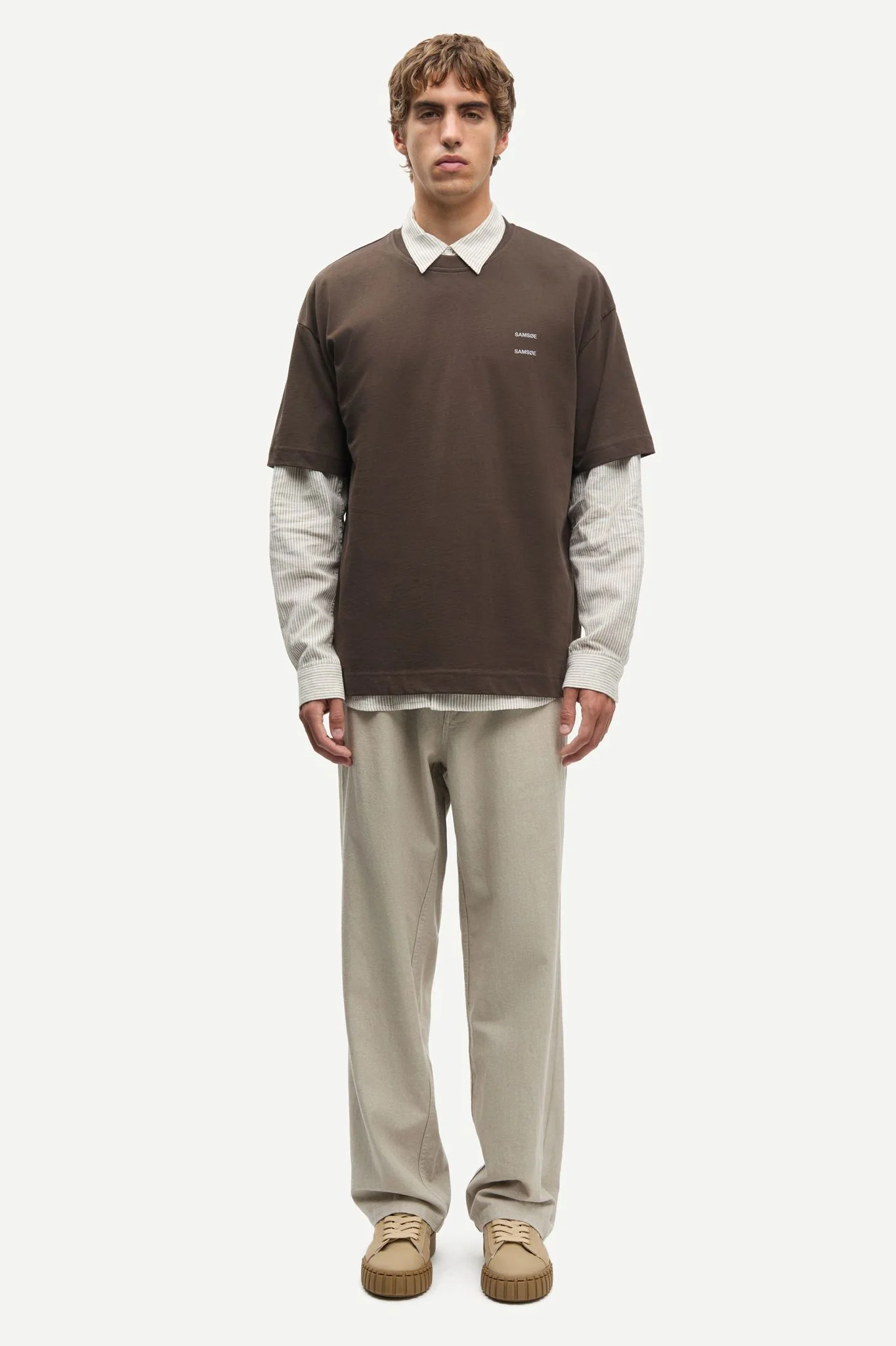 Sanoah Trousers 16083  Natural - Image 5