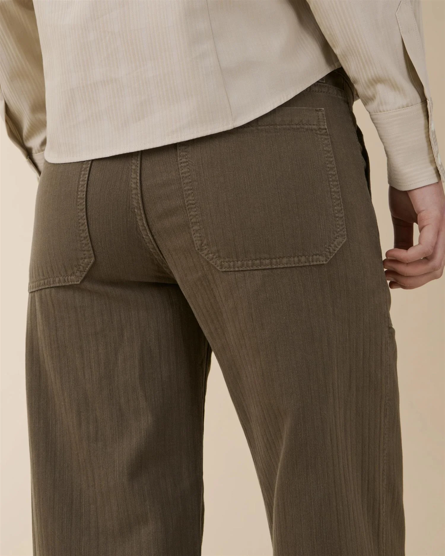 Guell  Cheveron Khaki Green - Image 4