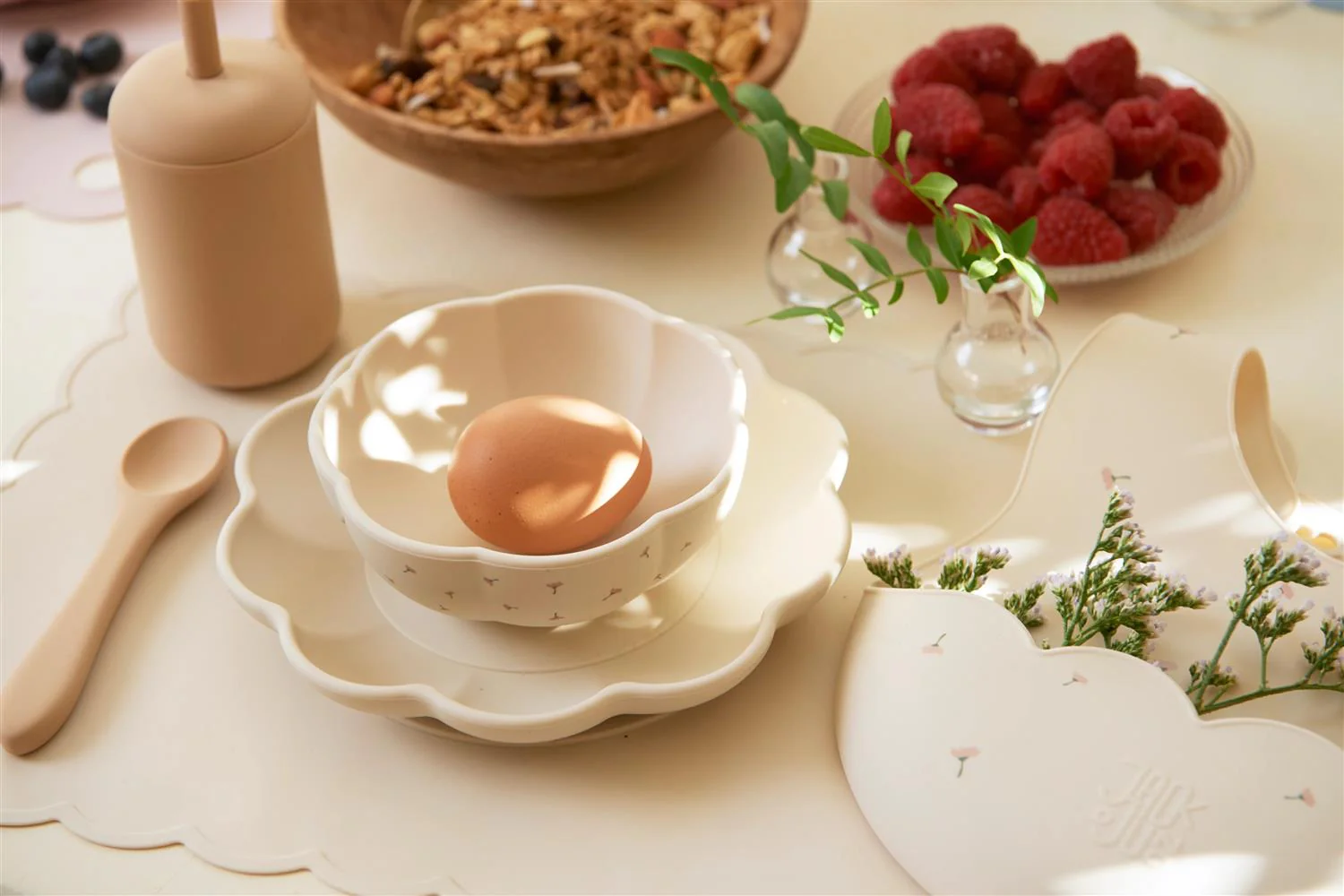 Poppy in Bloom - Bowl & Spoon Set  Poppy Print - Image 4
