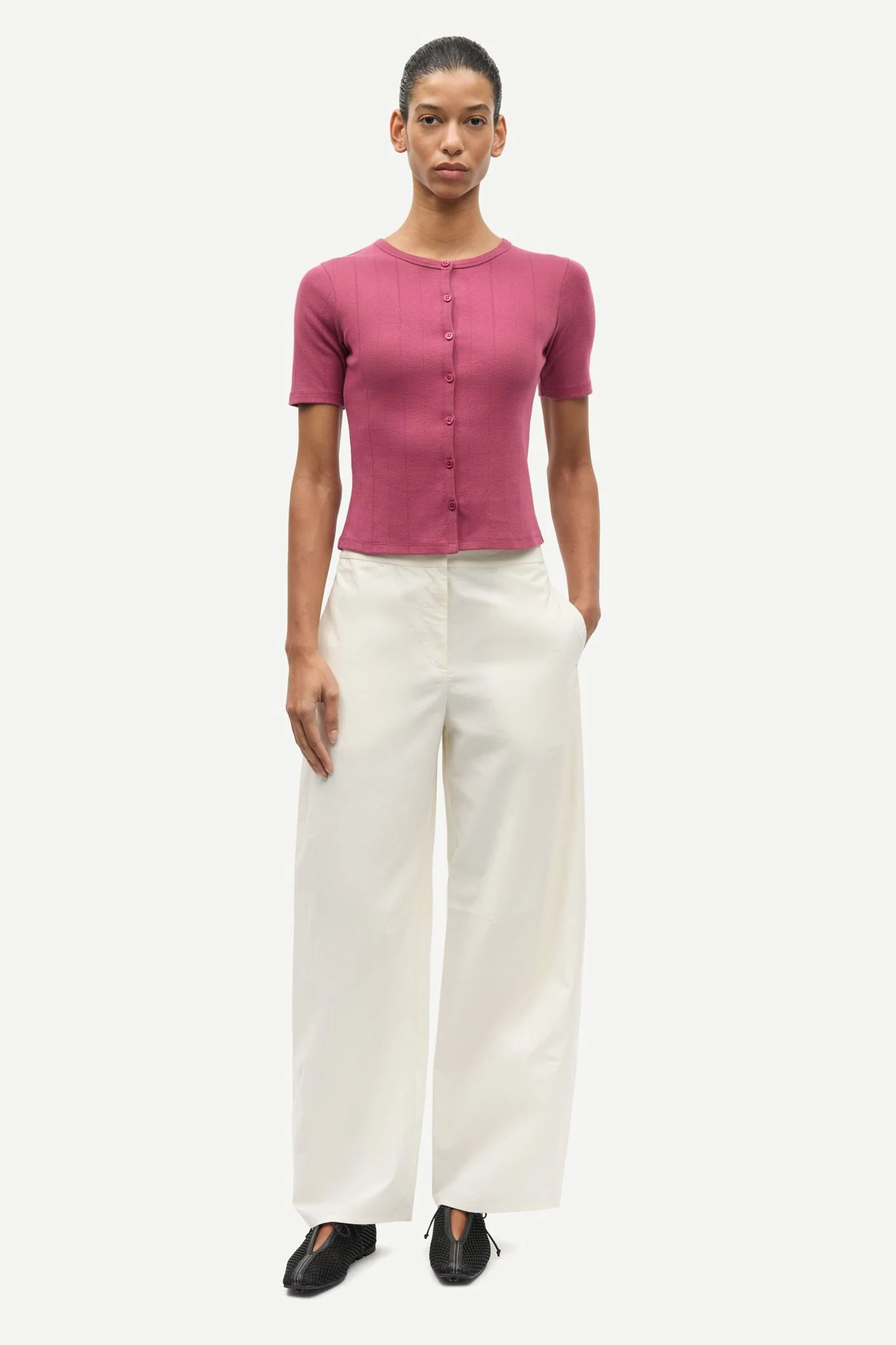 Sajuni Ss Cardigan 15901  Dry Rose - Image 2