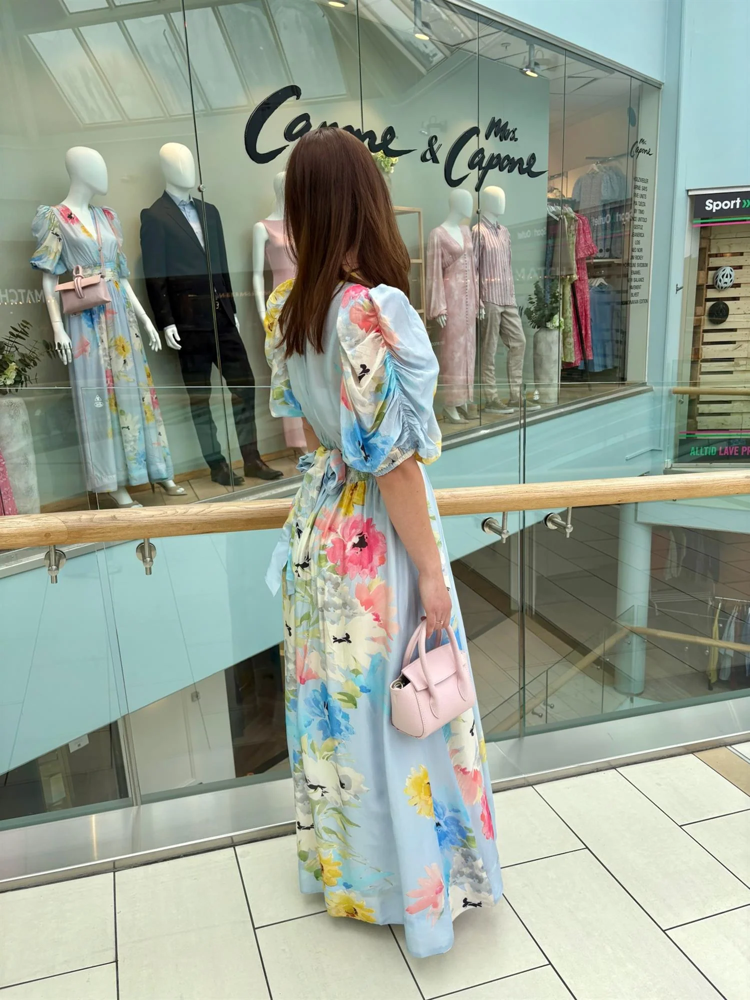 ORGANZA GOWN  Blue Meadow - Image 2