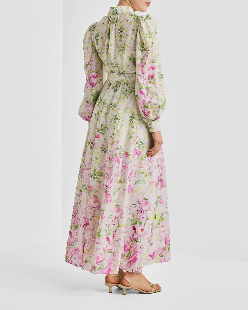 ORGANZA BELT DRESS  Flower Oasis - Image 3